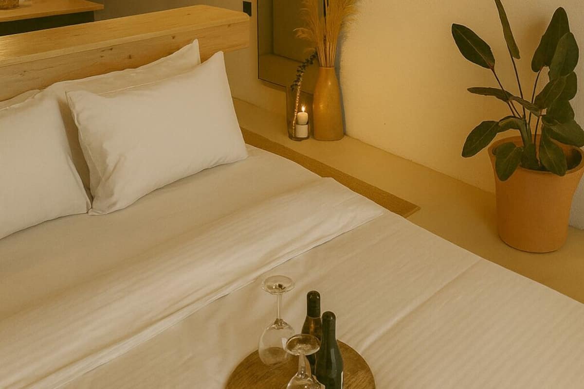 City Double Room | Individually decorated, individually furnished, laptop workspace