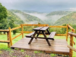 Outdoor dining - Vacation in nature only 2 km from the Rhine (Oberwesel)