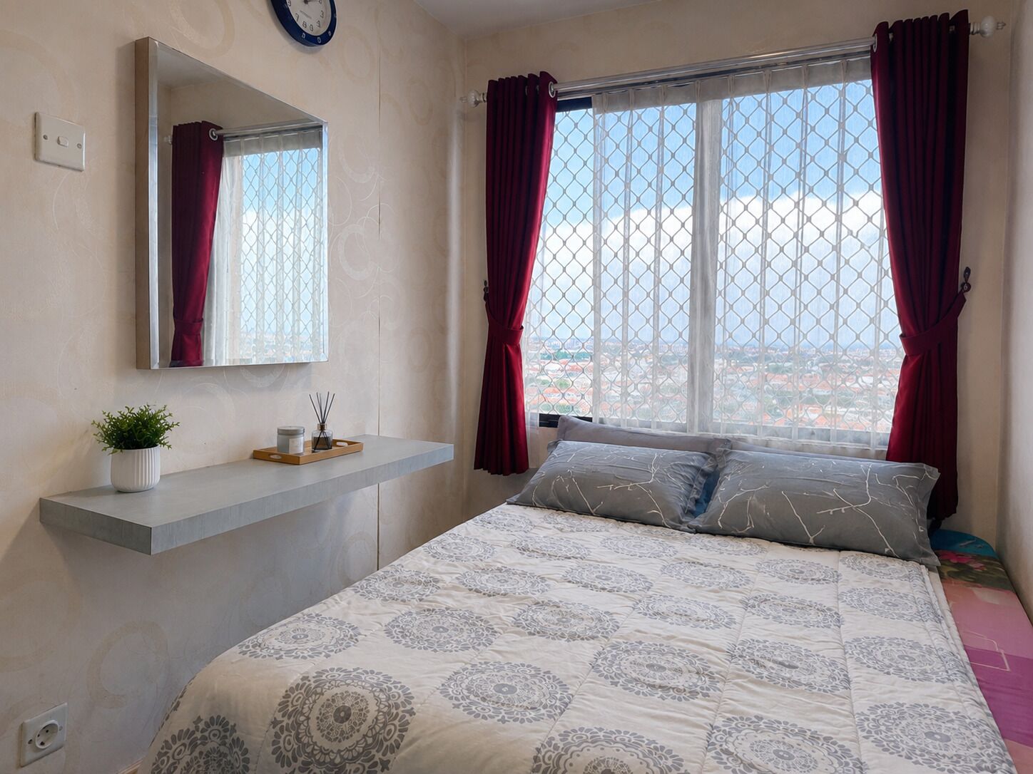 Apartamento família, 2 quartos, sacada, vista para a cidade | Roupas de cama antialérgicas, edredons de pluma