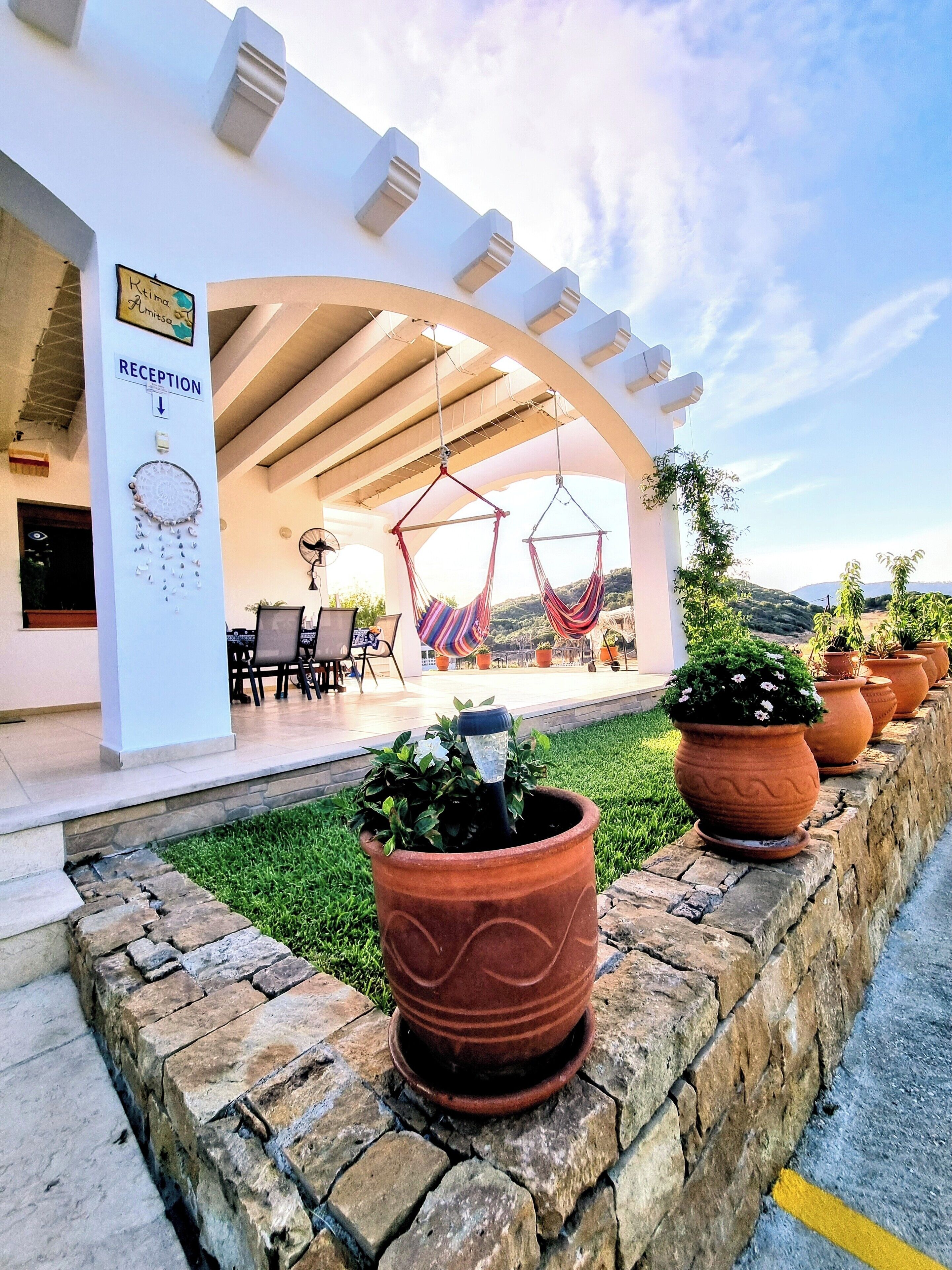 Mostrador para check-in y check-out