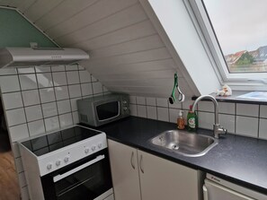 Microwave, oven, stovetop - Nice apartment on the 1st floor. (Hjørring)