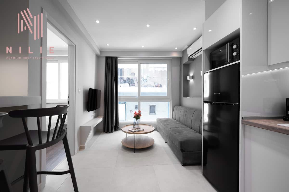 Apartment, 1 Bedroom | Living area | Flat-screen TV