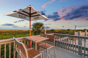Outdoor dining - A145 Villa @ Hilton Head Beach & Tennis Resort | Oceanfront | Amenities Galore! (Hilton Head Island)