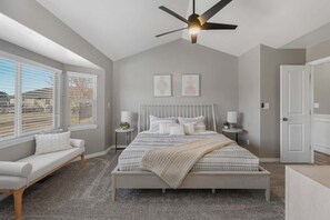 6 bedrooms, iron/ironing board, travel crib, WiFi