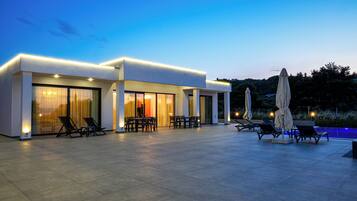 Luxury Villa, Private Pool, Sea View | Terrace/patio