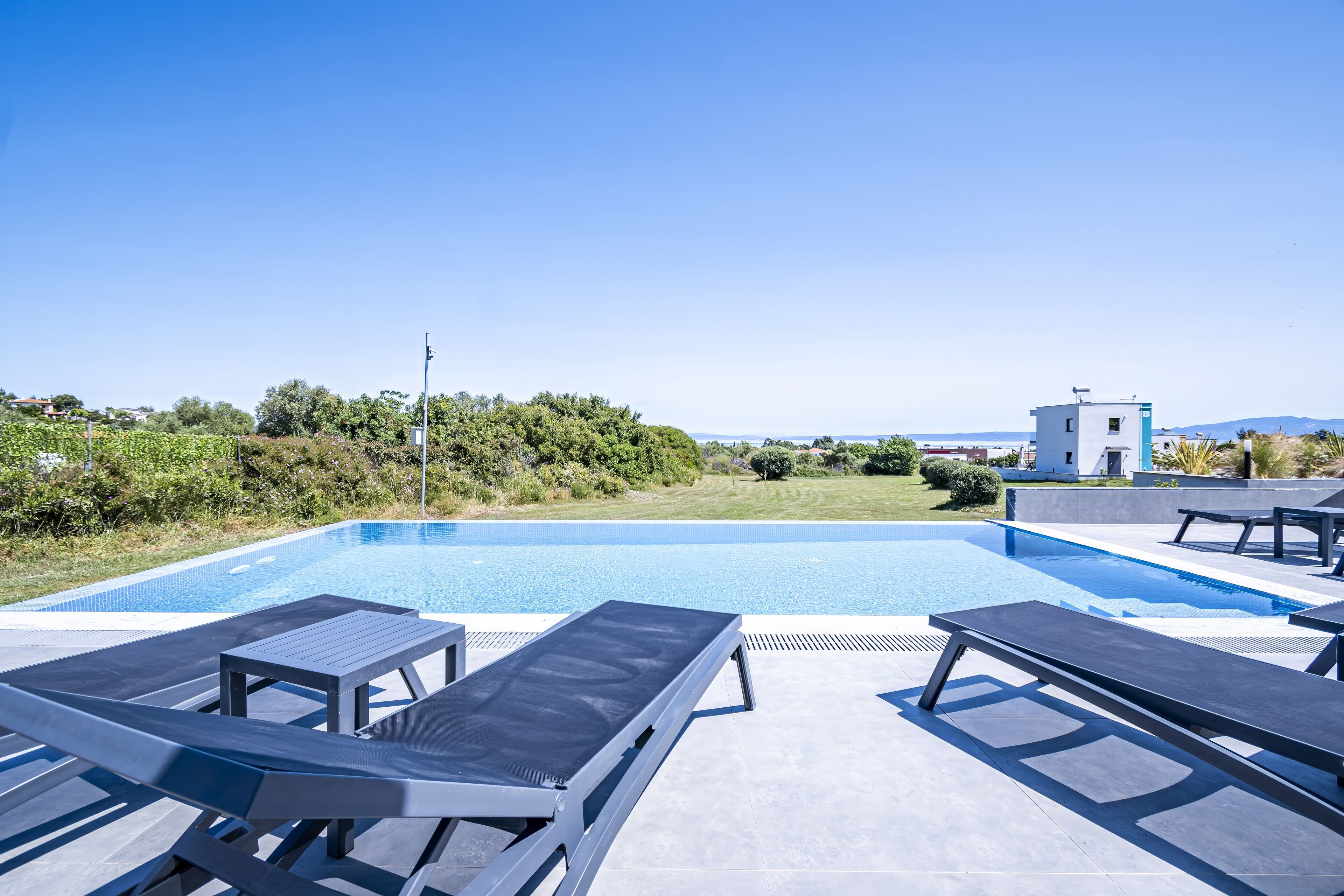 Luxury Villa, Private Pool, Sea View | Balcony view