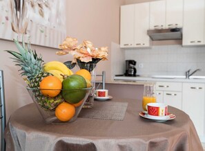 Studio (Classic Studio Apartment with Sea Vie) | Private kitchen | Fridge