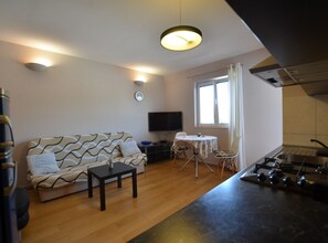 公寓 (One Bedroom Apartment) | 客厅 | 32-英寸纯平电视（配备卫星频道）