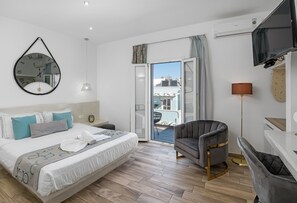 Studio Deluxe, vue ville | Coffres-forts dans les chambres, chambres insonorisées