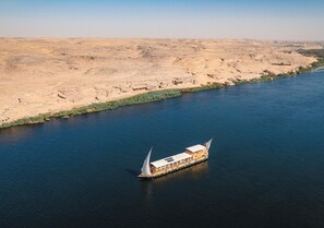 Aerial view - Anoush Dahabiya Nile cruise Double Room 3 nights From Aswan to Luxor each Friday (Luxor Governorate)