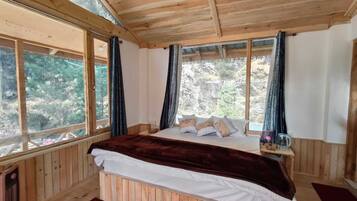 Comfort-studiosviitti, vuoristonäköala | Egyptinpuuvillaiset lakanat, ylelliset vuodevaatteet