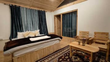 Suíte estúdio conforto, vista para a montanha | Roupas de cama de algodão egípcio, roupas de cama premium