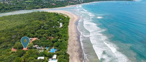 Vlak bij het strand, strandlakens