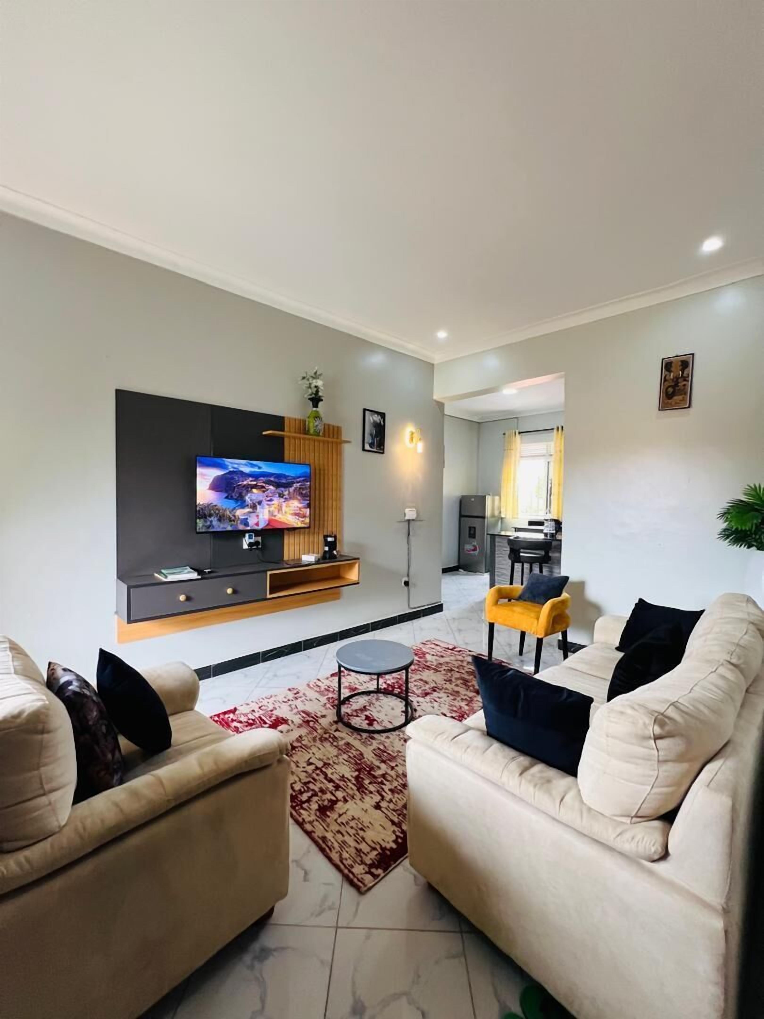 1 bedroom, desk, laptop workspace, iron/ironing board