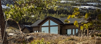 Villa Lakehouse Moss with sauna, jacuzzi & boat (optional)