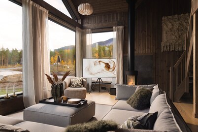 Villa Lakehouse Moss with sauna, jacuzzi & boat (optional)
