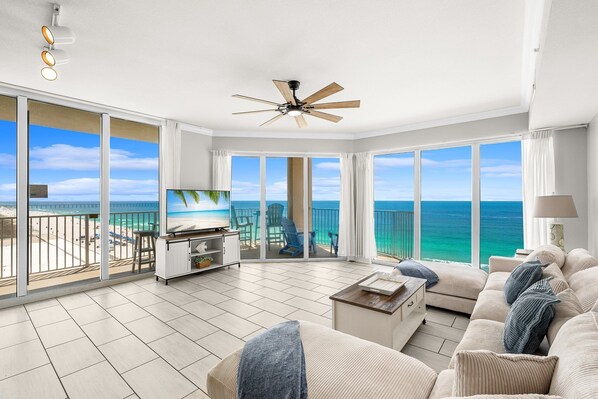 Smart TV - SWEEPING VIEWS! 3/3 SLEEPS 10! HUGE BALCONY! (Panama City Beach)