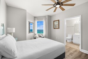 3 bedrooms, iron/ironing board, free WiFi, bed sheets - SWEEPING VIEWS! 3/3 SLEEPS 10! HUGE BALCONY! (Panama City Beach)