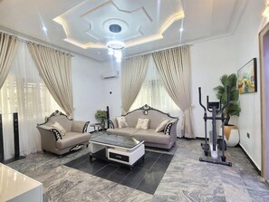 Living area - Kenora Luxury Apartments (Abuja)