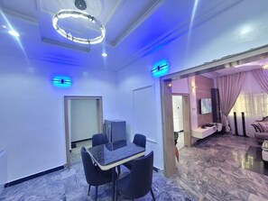 Living area - Kenora Luxury Apartments (Abuja)