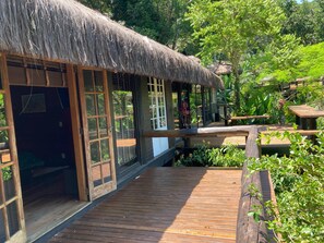 Comfort Bungalow, Ocean View | Terrace/patio - Rainforest Paradise (Rio de Janeiro)