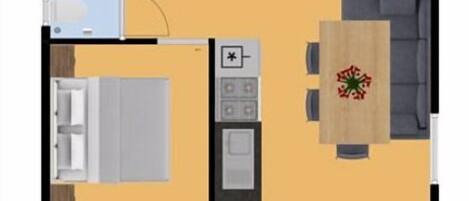 مخطط تصميم الطابق