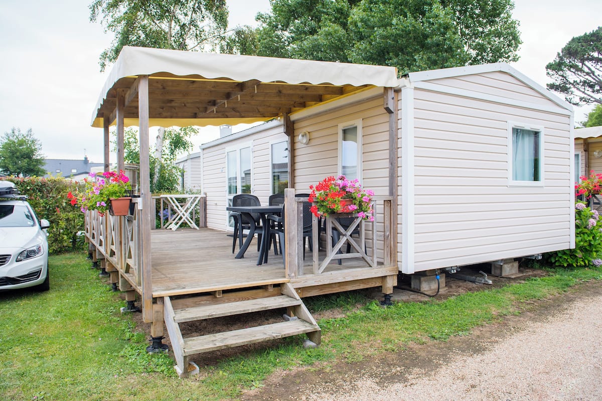 Mobil home (Etrille) | 3 bedrooms, free WiFi