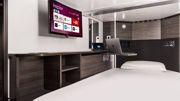 Egyptian cotton sheets, premium bedding, desk, laptop workspace