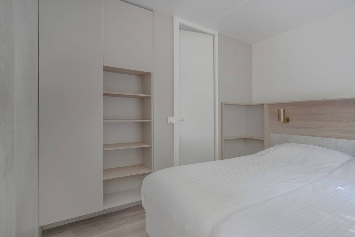 Stacaravan (Audrix) | 2 slaapkamers, gratis wifi