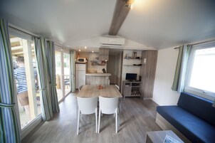 Casa móvil (Vigne) | Cocina privada | Máquina de café espresso, cafetera o tetera, frigorífico y microondas