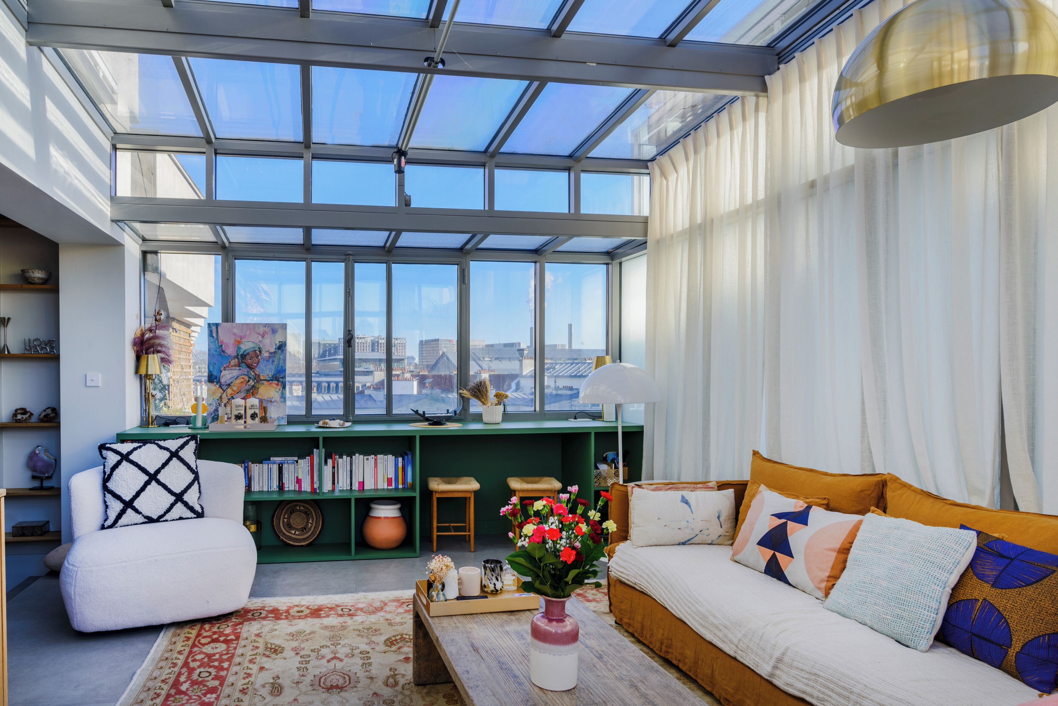 Appartement, vue ville | Coin séjour