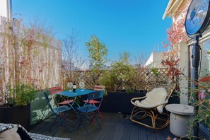 Apartment, City View | Terrace/patio - Paris Center Latin residence (Paris)