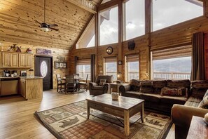 Smart TV, fireplace, video games