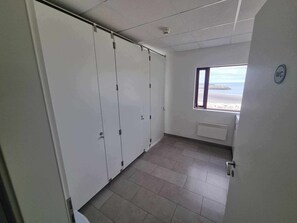 Towels, soap, shampoo, toilet paper