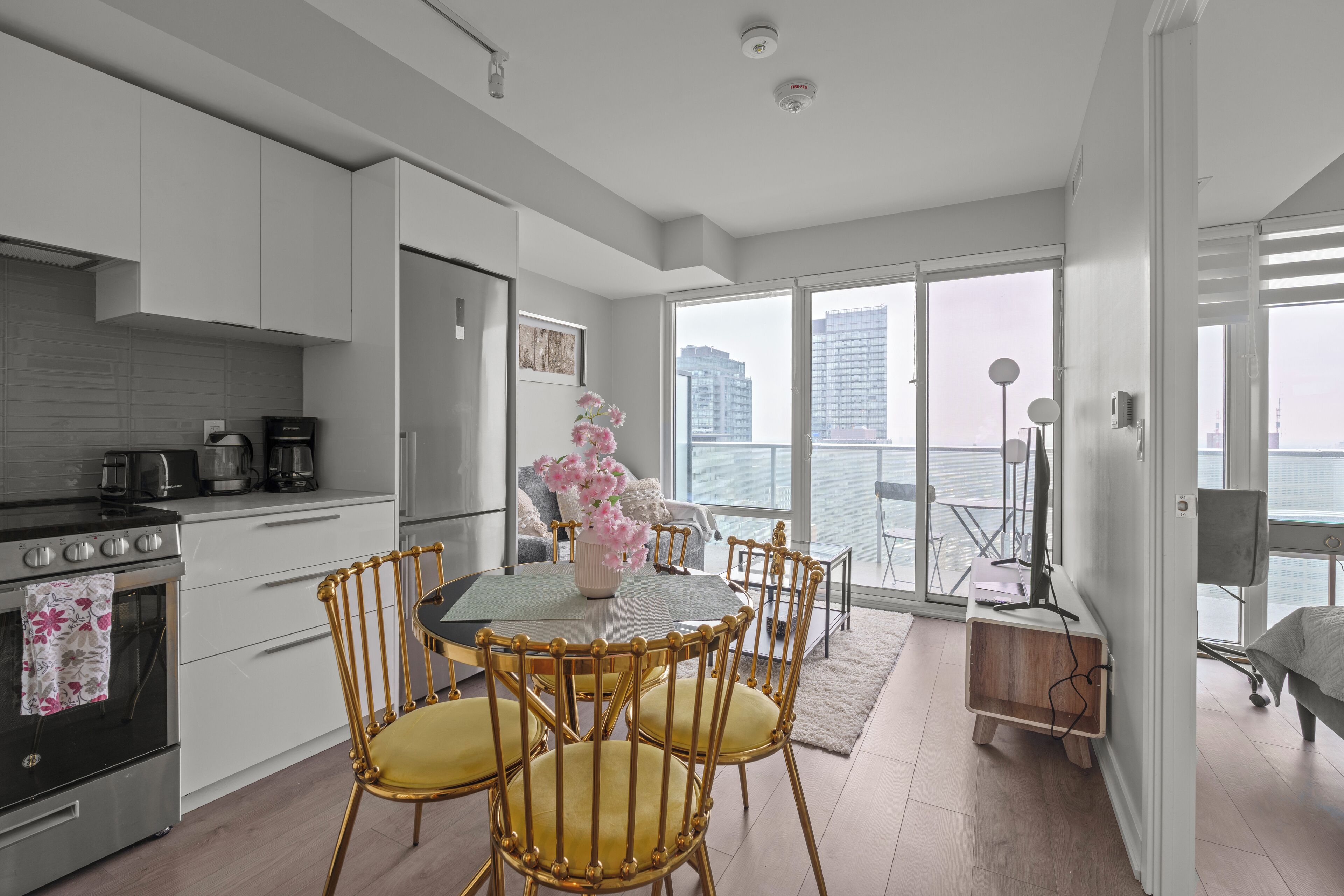 Family Apartment, Multiple Beds, Kitchen, City View | Private kitchen | Full-sized fridge, microwave, oven, stovetop