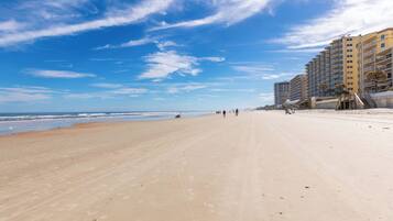 Sun loungers, beach towels