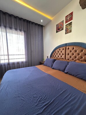 2 chambres, lit parapluie, Wi-Fi gratuit, draps fournis