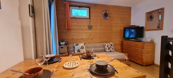 Tv och en stereo