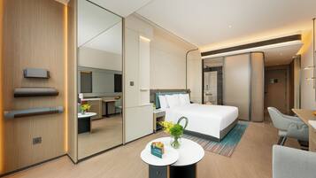Habitación estándar, 1 cama King size, vista a la ciudad | Wifi gratis y ropa de cama