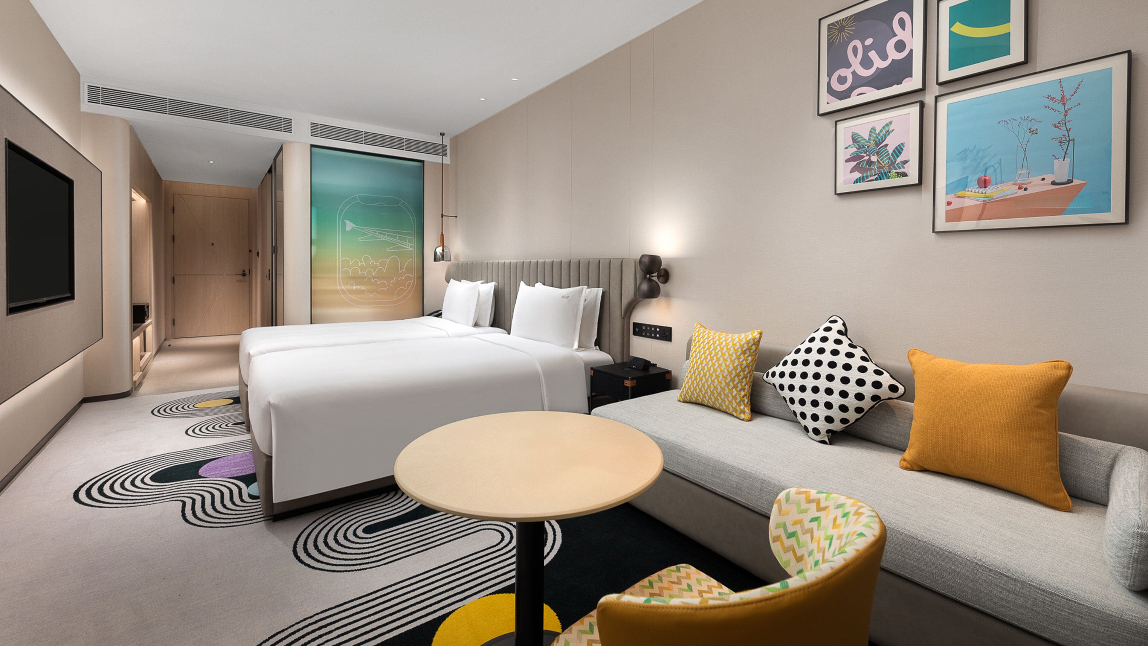 Couette en duvet d'oie, coffres-forts dans les chambres