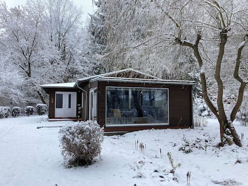 Ferienhaus 75 m² am See mit privatem Steg, bei Berlin
