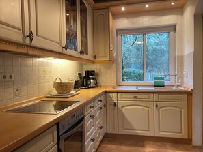 Mikrovågsugn, ugn, spishäll och diskmaskin