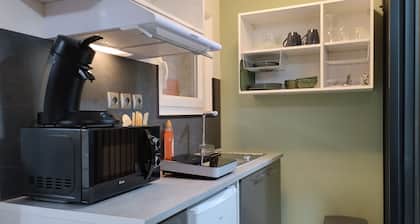 Renovated 1 to 4 person studio in the heart of nature