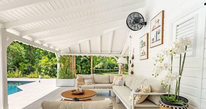 Villa Moca offering sea views with private saltwater pool ideal for 8 people