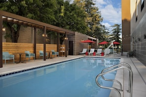 Seasonal outdoor pool