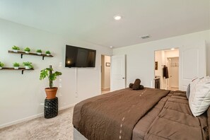 3 dormitorios, tabla de planchar con plancha, wifi y ropa de cama