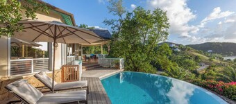 Villa Tramonto. Great view, exclusive area and beach at walking distance.