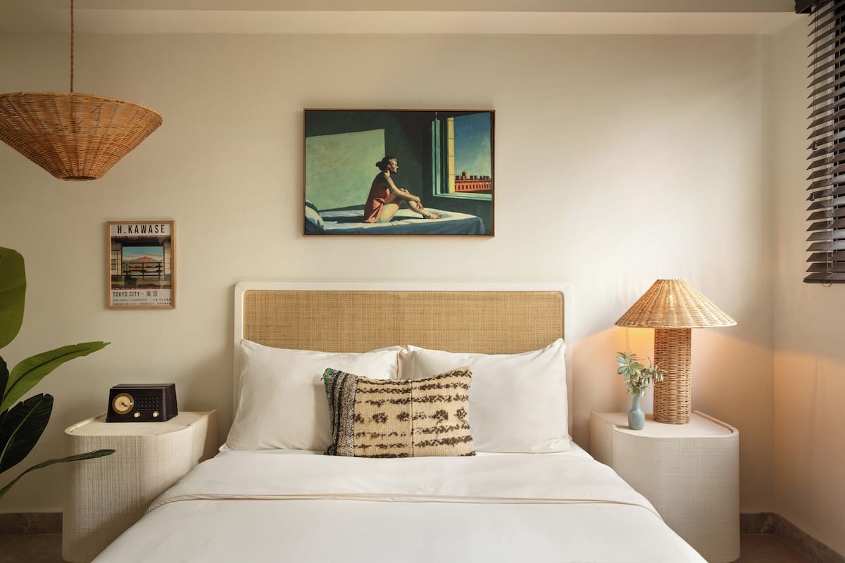 1 habitación, ropa de cama hipoalergénica y decoración personalizada