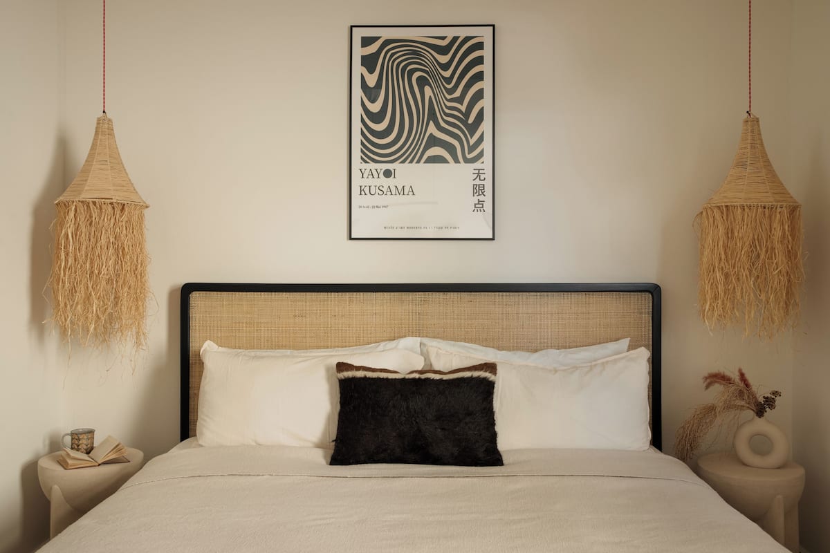 1 habitación, ropa de cama hipoalergénica y decoración personalizada