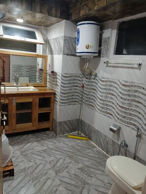 Towels, soap, toilet paper